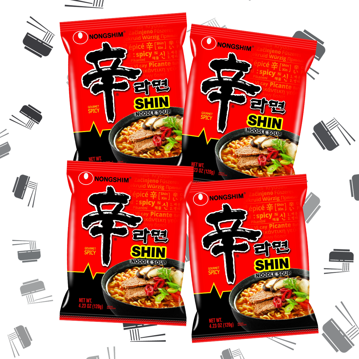 Nongshim Shin Ramyun Spicy Noodle Soup