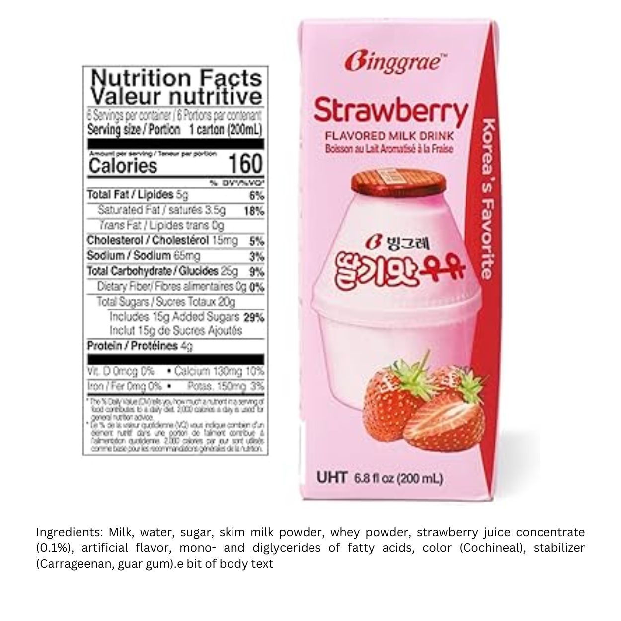 Binggrae Flavored Milk