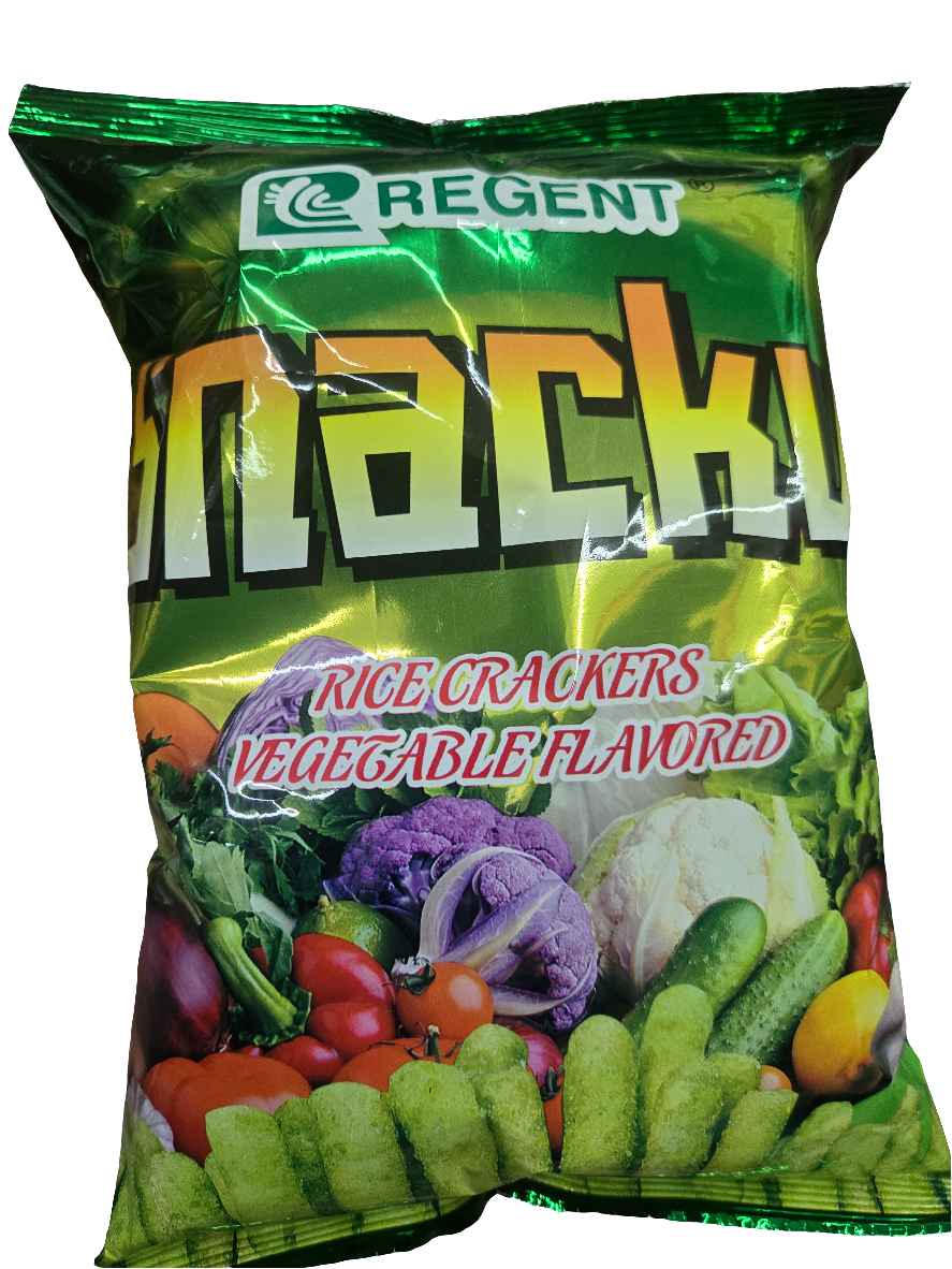 Regent Rice Crackers in Wasabi flavor