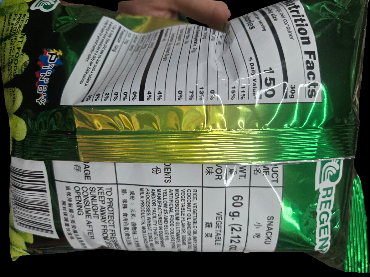 Regent Rice Crackers in Wasabi flavor