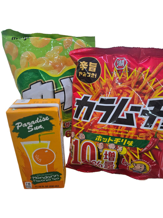 Assorted Snacks & Drinks